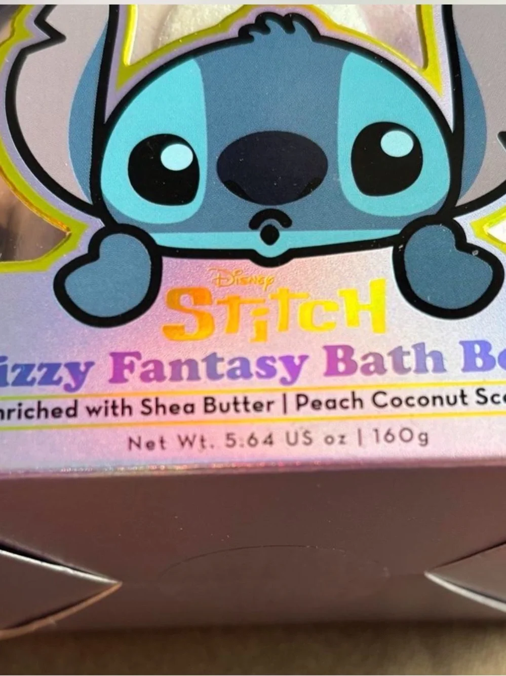Bundle of 2! Creme Shop x Disney Shop Stitch Fizzy Fantasy Bath Bomb - Pink/Blue